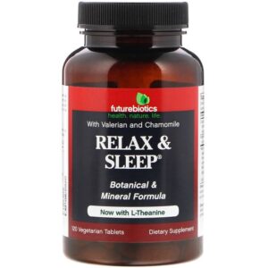 Future Biotics Relax & Sleep, 120 Vegetarian Tablets