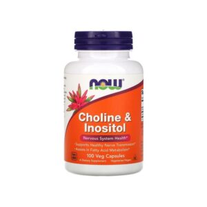 Now Foods Choline et Inositol, 100 Veg Capsules.