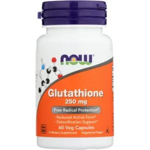Now Foods Glutathione, 250 mg, 60 Capsules