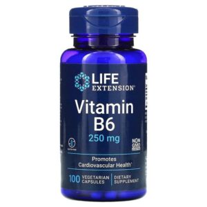 Life Extension Vitamine B6, 250 mg, 100 capsules végétales