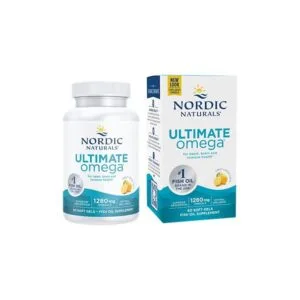Nordic Naturals Ultimate Omega, Lemon, 1280 mg, 60 Softgels