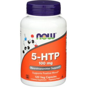 Now Foods 5-HTP, 100 mg, 120 capsules végétariennes