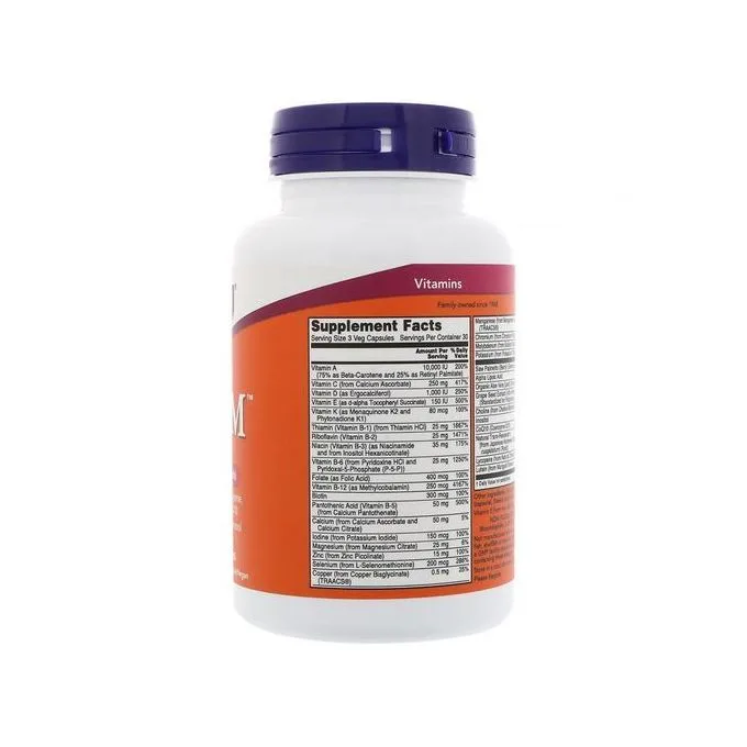 Now Foods Adam Supérieur multiples vitamines pour hommes 90 Gélules – Image 2