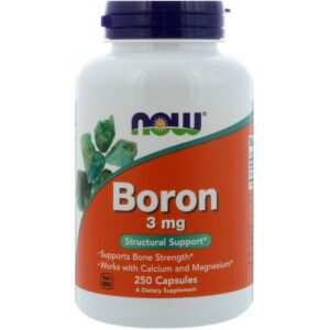 Now Foods Bore, 3 mg, 250 Capsules
