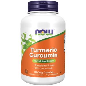 Now Foods Curcumine de curcuma, 120 capsules végétariennes