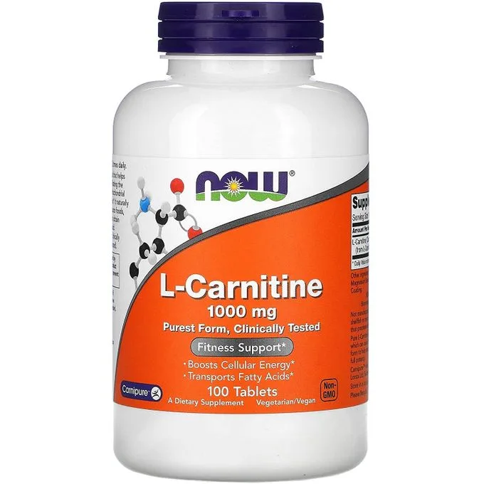 l-carnitine supplement price morocco Now Foods L-Carnitine, 1000 mg, 100 Tablets