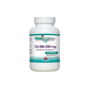 NutriCology Sels de la Vésicule Biliaire [Système Digestif et Foie] Ox Bile de Boeuf, 100 CapVég.