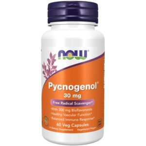 Now Foods Pycnogenol, 30 mg, 60 capsules