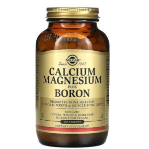 Solgar Calcium Magnésium plus Bore, 250 comprimés