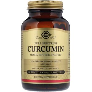 Solgar Full Spectrum Curcumin 60 Liquid Extract Softgels