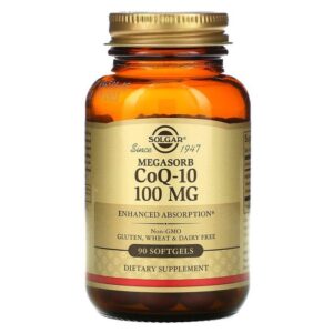 Solgar Megasorb CoQ 10, 100 mg, 90 capsules à enveloppe molle