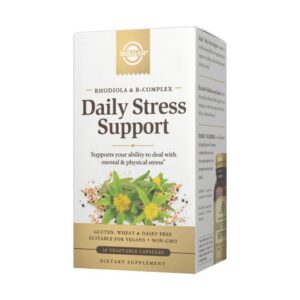 Solgar Rhodiola & B-Complex, Daily Stress Support, 60 Vegetable Capsules