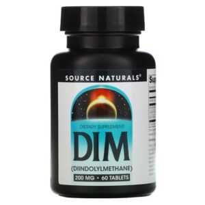 Source Naturals DIM, 200 mg, 60 Tablets