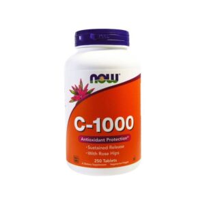 Now Foods Vitamine C-1000, 250 comprimés
