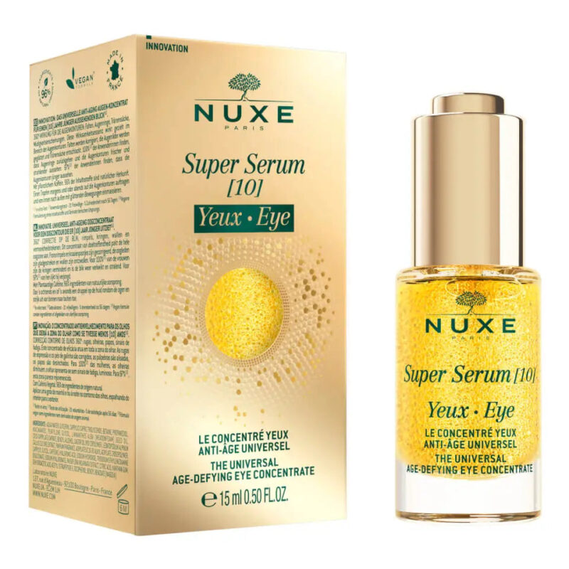 Nuxe Super Serum [10], Le concentré anti-âge universel 15 ml + Eye Contour Massage Tool Gift – Image 2