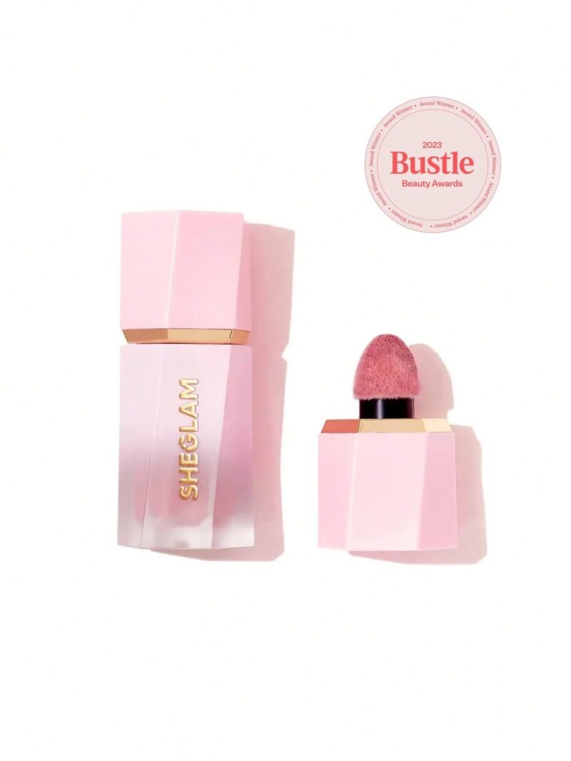 SHEGLAM COLOR BLOOM LIQUID BLUSH MATTE FINISH-LOVE CAKE – Image 4