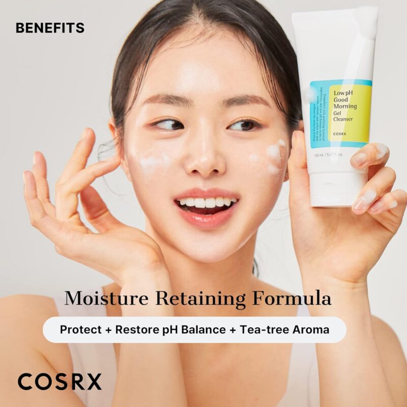 COSRX Low pH Good Morning Gel Cleanser - Gentle Daily Cleanser for Sensitive Skin 150ml – Image 5