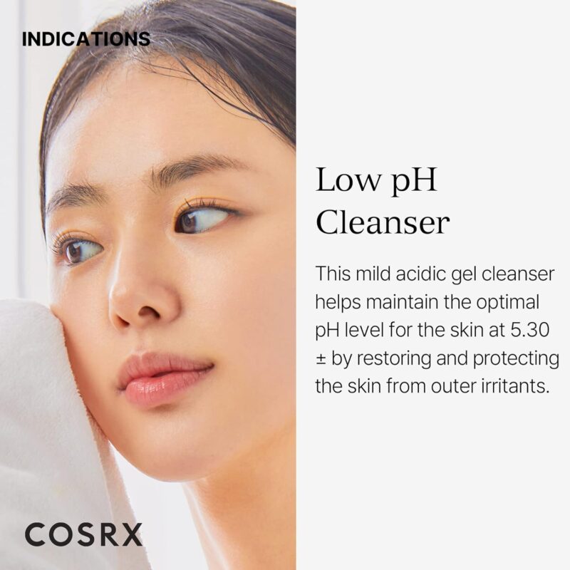 COSRX Low pH Good Morning Gel Cleanser - Gentle Daily Cleanser for Sensitive Skin 150ml – Image 2