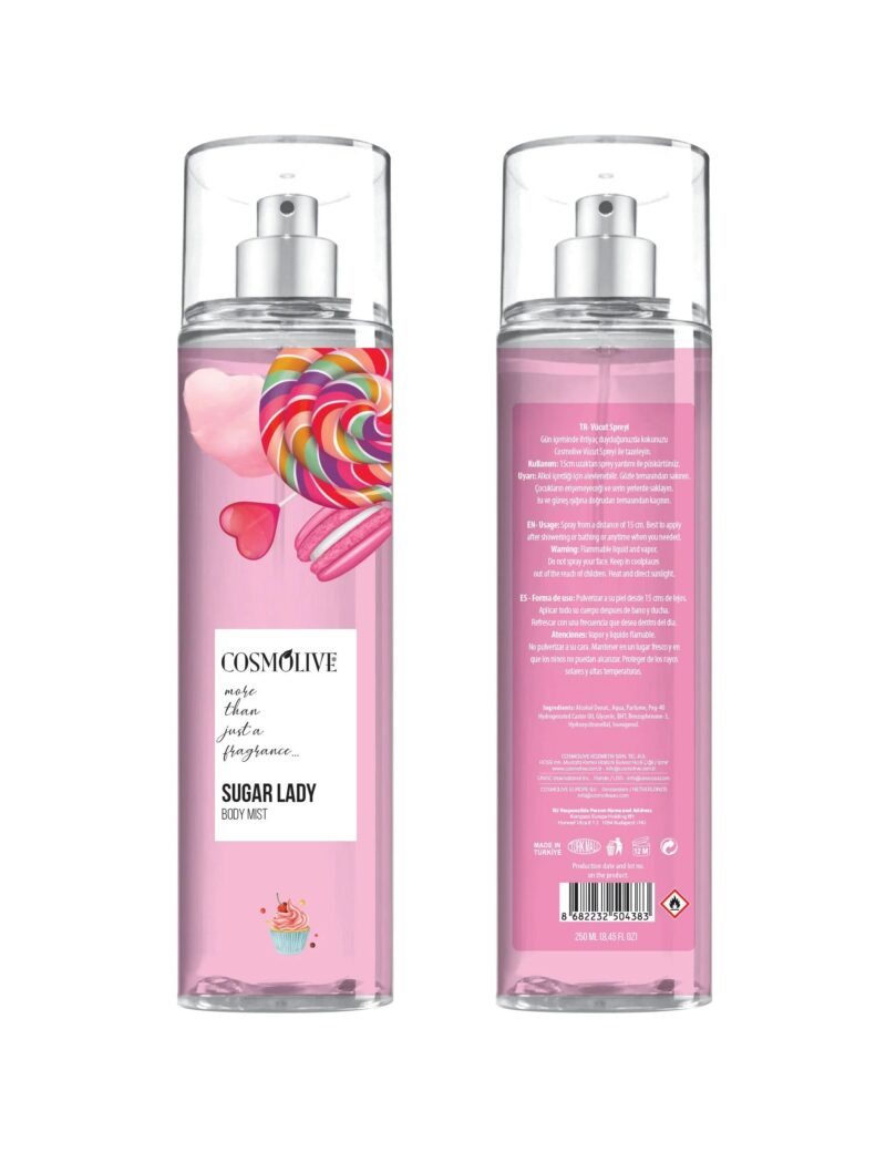 COSMOLIVE BODY MIST 250 ml - Brume corps – Image 2