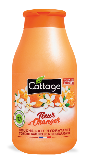 Cottage Douche & Bain Lait Hydratant FLEUR D'ORANGER – Image 2