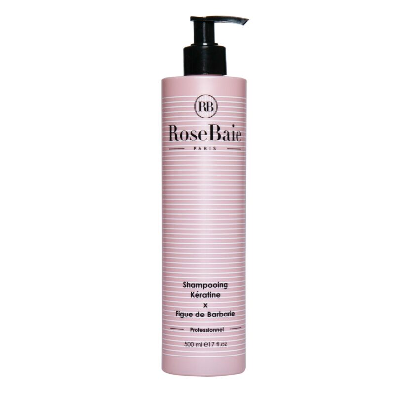 Rose Baie Shampoing À La Kératine Et À L’huile De Figue De Barbarie