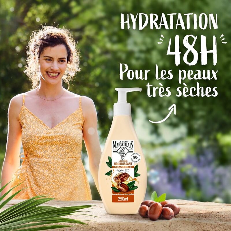 Le Petit MARSEILLAIS Lait Soin Nourrissant Hydratation 48H Jojoba oil – Image 2