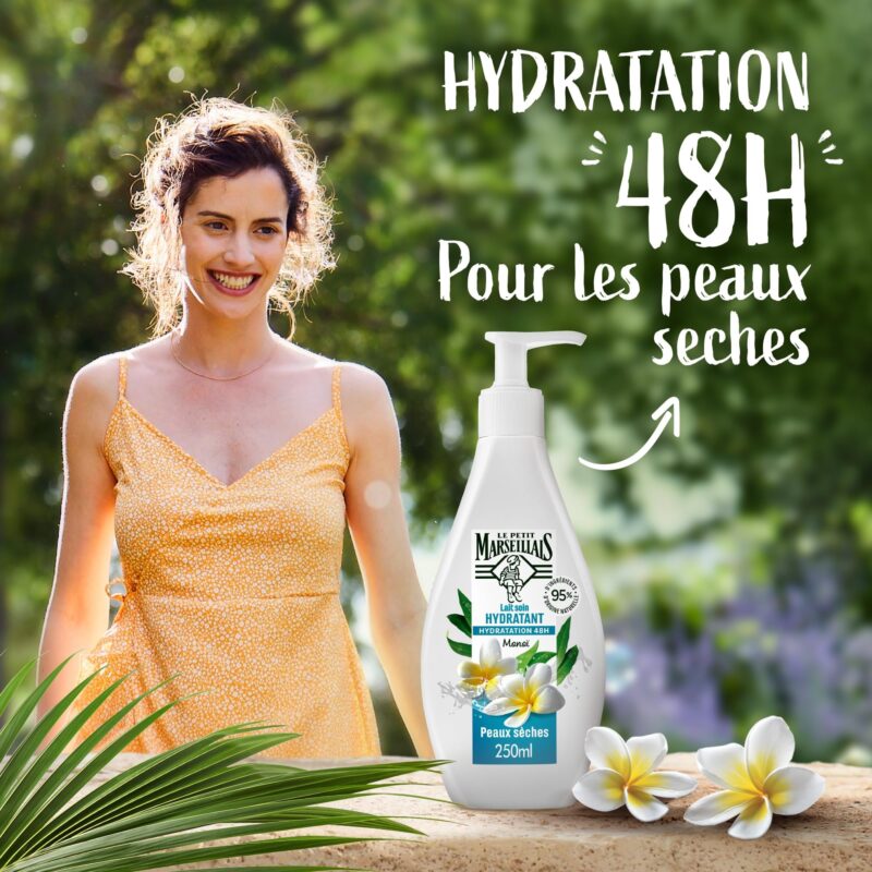 Le Petit MARSEILLAIS Lait Soin Nourrissant Hydratation 48H Monoi – Image 3