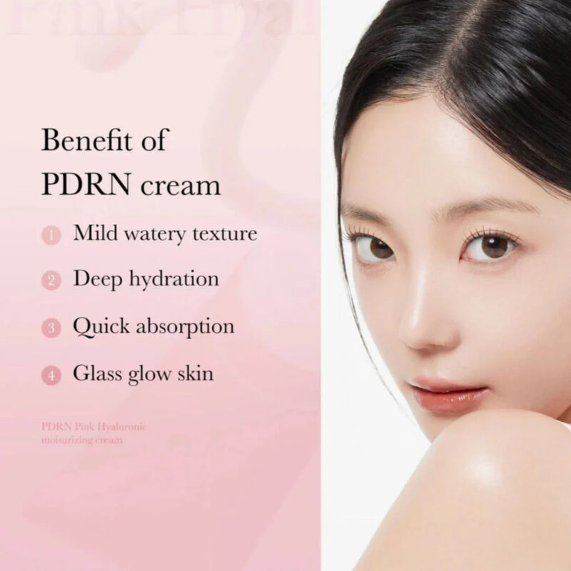 MEDICUBE - PDRN Pink Hyaluronic Moisturizing Cream - 50ml – Image 3