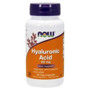 Now Foods Hyaluronic Acid, 50 mg, 60 Veg Caps