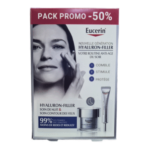 Eucerin Pack Promo Hyaluron Filler soin de nuit + soin contour des yeux
