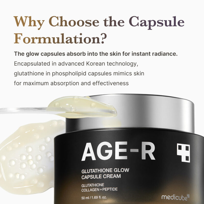 MEDICUBE - Creme AGE-R Glutathione Glow Capsule, 50ml – Image 6