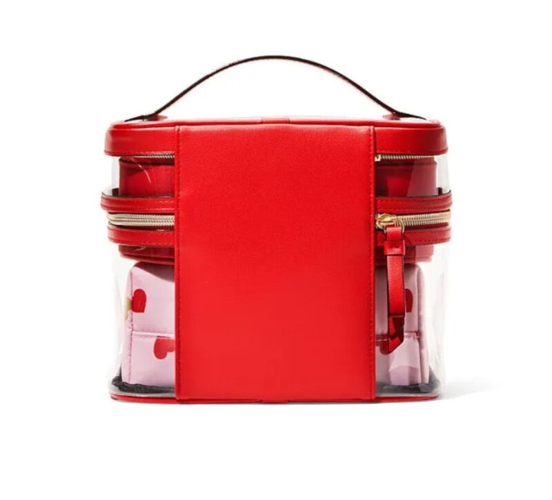 Victorias secret 4-in-1 Train Case red hearts – Image 2
