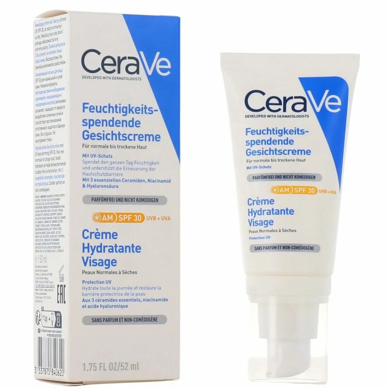 CeraVe Crème Hydratante Visage AM SPF30 52ml – Image 3