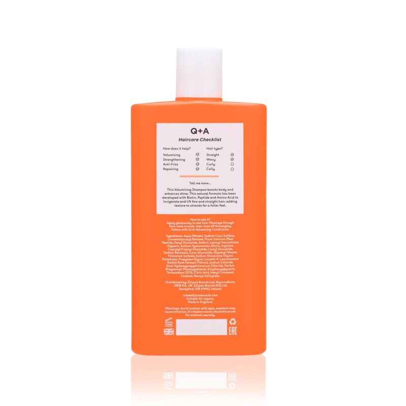 Q+A Volumising Shampoo 250ml – Image 3