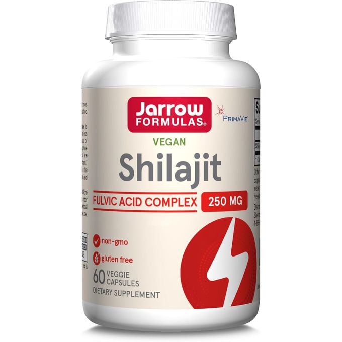 Jarrow Formulas Shilajit Complexe d'acide fulvique, 250 mg, 60 gélules végétales.