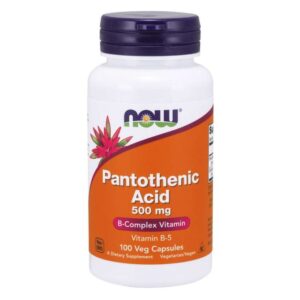 Now Foods Acide pantothénique, 500 mg, 100 gélules