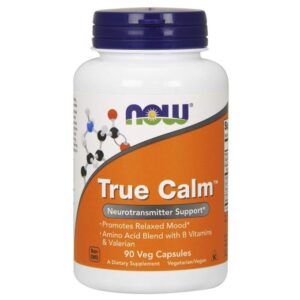 Now Foods NOW FOODS, Mélange d'acides aminés True Calm avec vitamines B et valériane, 90 gélules