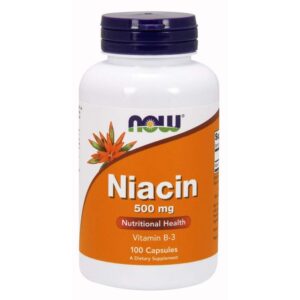 Now Foods Niacin - 500 mg - 100 Capsules