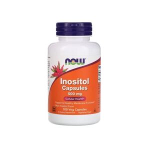 Now Foods Capsules d'Inositol, 500 mg, 100 Veg Capsules