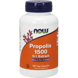 Now Foods Propolis 1500 5:1 Extract, 100 gélules végétales