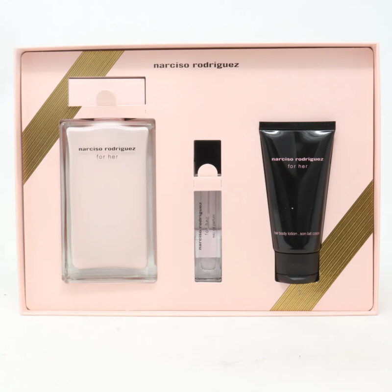 Narciso Rodriguez 3 piece For Her Eau de Toilette Gift Set – Image 2