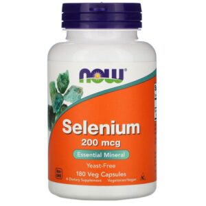 Now Foods Selenium, 200 mcg, 180 Veg Caps.