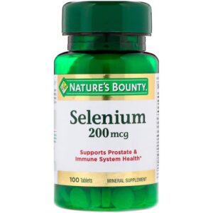 Nature'S Bounty Selenium,Haute Puissance 200 mcg, 100 Compr.