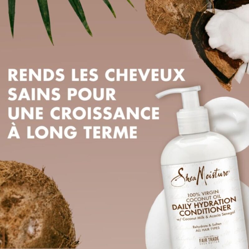 Shea Moisture 100% Virgin Coconut Oil Daily Hydration Conditioner – Image 5