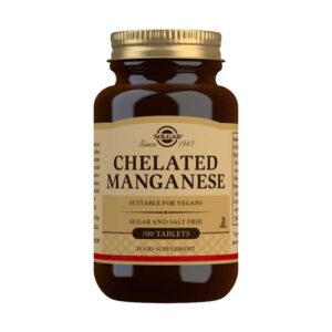 Solgar Manganèse chélaté, 100 Tablets