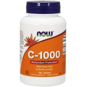 Now Foods vitamine C-1000, 100 comprimés