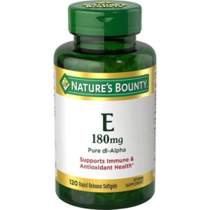 Nature'S Bounty Vitamine E 180 mg Pure DL-Alpha 120 gélules