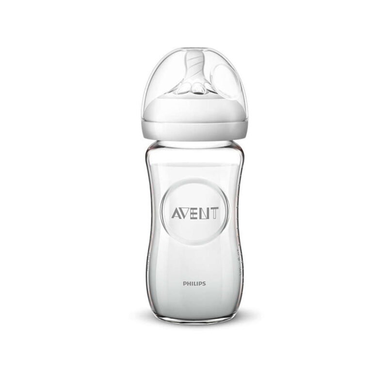 AVENT Biberon En Verre Natural 240ml +0m scf053/17 – Image 2