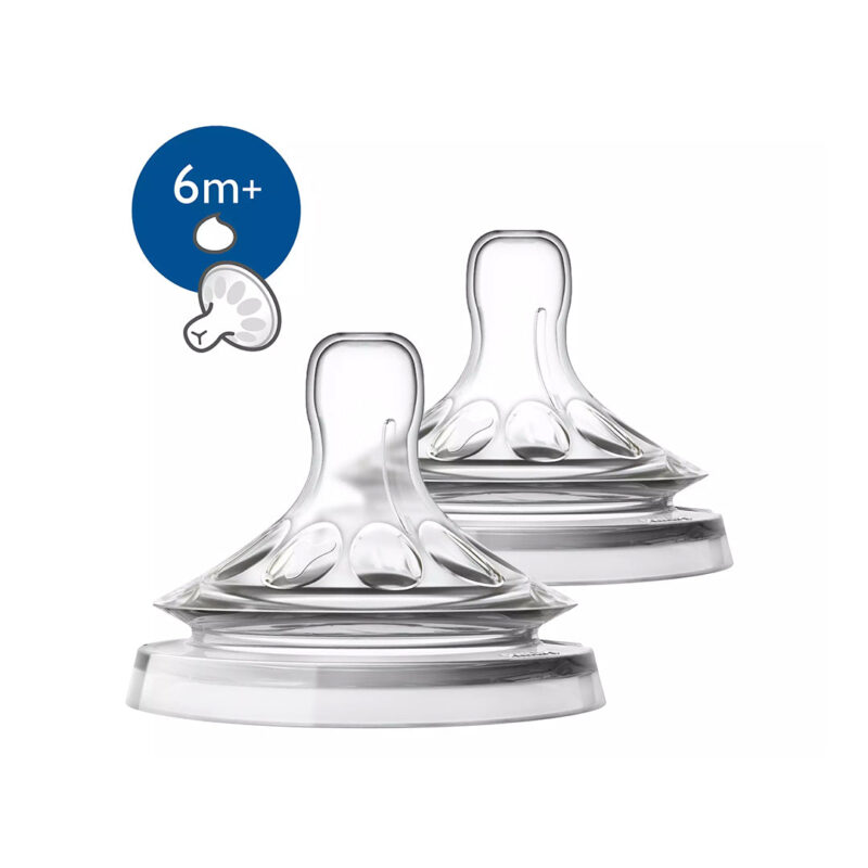 AVENT 2 Tétines Natural Variable +6m scf046/27 – Image 2