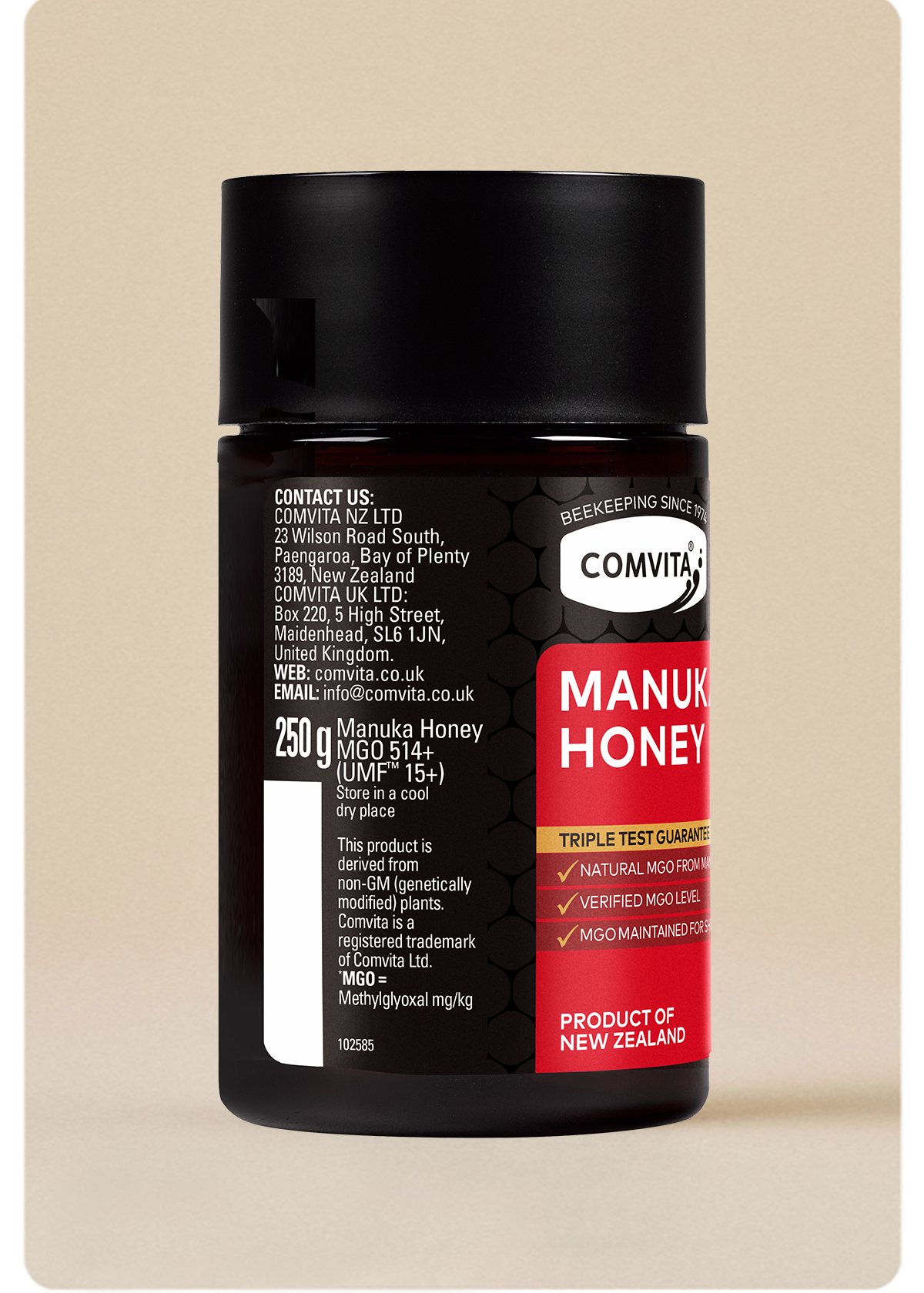Comvita MGO 514+ (UMF™ 15+) Mānuka Honey – Image 3